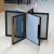 oein玻璃柜门 铝框玻璃门铝合金衣柜玻璃门 极简玻璃门橱柜门 金色最高可做到2.8米 2.0