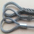 压制铝套合金钢压制吊索具 插编钢丝绳套锁拖拉车绳8101214mm粗 金色 24毫米~8米压制