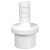 pvc水箱配件宝塔接头软管水管接头变径直通鱼缸上下水管塑料管件 20*10--白色