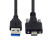 CY锁螺丝USB-C数据线Type-C适用RealSense R200 SR300 VR摄像头线 弯头带螺丝 2.0m