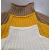 高领麻花纹羊绒衫短款柔软亲肤舒适宽松长袖套头毛衣2023冬季新款 黄色 L