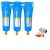 樱普顿（INGPUDON）压缩空气精密过滤器空压机油水分离器冷干机干燥器 【035】3.5立方QPS三联+3球阀 