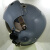 复刻版飞行员头盔个性军迷头盔可装氧气面罩经典影视道具收藏纪念 灰色四季款+安装面罩插销座 M儿童码(头围53-55CM)