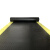 工厂车间地胶pvc地垫工业专用走道垫仓库地板叉车防滑脚垫 黑色钢化纹黄色警示 定制选项幅宽0.6米/0.9米/1.2