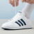 阿迪达斯 （adidas）男鞋休闲鞋 2024夏季运动鞋NEO滑板鞋跑步耐磨透气小白鞋板鞋 FY8568/藏蓝三条纹/皮面 40.5