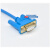 适用Twido系列PLC编程电缆TSXPCX1031下载线RS232串口 镀金耐用款 蓝色 3M
