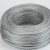 安达通 包塑镀锌钢丝绳 透明涂塑带胶钢丝绳 带皮PVC钢丝绳  5mm150米 