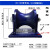 适用适用钢管圆管u型轨道轮加宽加大重型凹槽定滑轮移门轨道轮子 90/100带架3.5寸超重型
