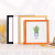 维佳 正方形实木相框挂墙摆台宣纸书法画框装裱框油画框外框定制框 白色 正方形可摆可挂10寸25.4*25.4cm