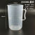 适用塑料量杯50ml-5000ml毫升量杯加厚材质量筒烧杯带刻度容量瓶 2000ML (1只)