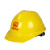 加厚安全帽工地透气施工建筑领导监理电力工程高强度劳保头盔国标 三筋透气 黄色