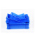 京顿 周转箱塑料箱加厚工具零件收纳箱物料盒蓝色整理箱塑胶箱筐子300*200*87mm 