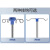 新特丽 输液架 不锈钢带脚座移动式带轮点滴架吊瓶架折叠高低可调节多功能可伸缩架 五脚蓝色E款
