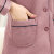 爱翡杰利睡衣女中年妈妈套装秋冬季空气棉夹层长袖开衫中老年人大码家居服 k5511夹层-豆沙色 女士XL码(适合105-120斤左右)