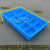 加厚塑料箱多格分类周转箱零件盒子五金工具螺丝盒分格收纳物料框 小号中二格+蓝色外径385x240x100mm