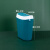 垃圾桶厕所卫生间夹缝翻盖垃圾筒窄缝北欧风小清新垃圾桶带盖 桌面小号波普绿