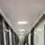 商用厨房办公室吊顶材料60X60天花板铝合金烤漆白色铝扣板600x600 600x600x0.5mm