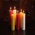 麦锐欧 应急停电应急照明蜡烛 特粗大蜡烛耐燃照明白色蜡烛4.9*17cm2支