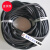 O型实心圆条橡胶条耐油耐磨填缝密封条 黑橡胶绳圆柱型橡胶密封件 直径12mm5米