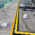 线槽减速带橡胶PVC电线电缆保护槽室内户外舞台地面过线桥盖线板 中二线槽(槽径50*55mm)