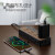 黑色创意木纹插座转换器 高端插线板办公桌面排插创意插排插线板 R13306插位3米新款木纹
