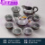汀若功夫茶具套装整套家用紫砂陶瓷杯主人杯茶壶品茗客厅简约 10头原矿黑紫砂西施壶