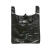 垃圾袋大号商用超大号加厚黑色环卫物业特大手提式背心塑料袋 手提45X65cm加厚100个 适用于一 加厚