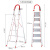 加厚铝合金梯子家用折叠梯四步五步六步装修爬梯室内人字梯高定制 加厚铝合金-6步梯