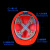 德岐 安全帽 V型玻璃钢安全帽 建筑工程电力防砸抗冲击领导用头盔 橙色 V型玻璃钢