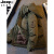吉普（JEEP）潮品美式复古白鸭绒工装羽绒服男冬季加厚重磅户外冲锋衣外套 咖啡色 M(100-115斤)