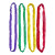 安达通 柔性环形吊带 多规格大吨位工业起重吊带高强度柔性涤纶吊装带 1T*3M紫色 