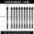 芙鑫 瓷砖打孔钻头 12MM钻头（10支）