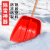 塑料雪铲锹加厚清雪铲户外扫雪工具家用铲雪神器钢化塑料雪橇铲锨 白色)特大铲46*44cm+1.2米木柄