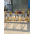 路障移动带刺防撞护栏阻车幼儿园政府单位学校防冲撞设施 6米 76-50 6米   76-50