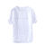VPVZ棉麻t恤男短袖亚麻上衣服2024新款纯宽松薄款透气料字母白色体恤 白色L3316 M