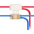 定制T型大功率接线端子快速连接器电线分支接线器1分2并 灰色