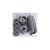 新界深井泵叶轮串100QJY塑料水轮导叶导流件BLT多级泵原装配件 80QJDY2-32/8-0.37K1