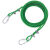 犀跃 包塑钢丝绳 室外防滑防锈钢丝绳 4mm包塑（10米全套） 