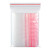 飞尔（FLYER）PE透明自封袋 加厚防尘收纳密封口袋 塑料包装袋 5丝红边 23×33cm 100个