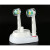 适用定制电动牙刷头套防尘盖/保护套/牙刷帽子适配l欧乐B多种型号 8个透明装