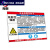 放射科标志牌 小心电离辐射室内卡警示牌告知PP背胶 当心电离辐射2 20*30cm