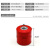 鸣固 绝缘子低压配电柜用零排端子高强度红色圆柱型 MNS50直径*50高*M10