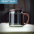 耐热玻璃三件式泡茶杯绿茶花茶个人水杯创意带盖家用茶水杯 木灵杯-500ml 0只