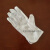 PU手套无硫米白黄pu防滑条纹手套电子厂线路板厂工业品 zxXL 乳白色