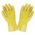 丁腈橡胶手套大口浸胶防油防水耐磨加厚工业柴油电焊工作保护手套 黄色浸塑手套:3双 XL