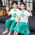 NBHD NASA儿童中国风国学汉服夏季幼儿园园服小学生套装男孩女孩六一演出服 女童两件套 130