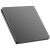 汉的HD1超薄开关插座家用86型五孔插座开关面板奶油白色带USB电视电源 空白面板 肤感灰色