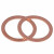 上陶鲸 紫铜垫片 船用表用密封圈铜圆形螺丝金属退火平垫圈 M6*8*1(100个) 