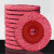 泽辉红麻轮直径100mm金属打磨抛光提亮专用焊道细纹清理轮打磨片