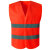 反光背心施工反光马甲交通道路环卫服反光马甲工人安全反光背心 橘红色